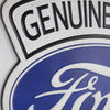 Vintage Ford V8 Genuine Parts Embossed Metal Sign